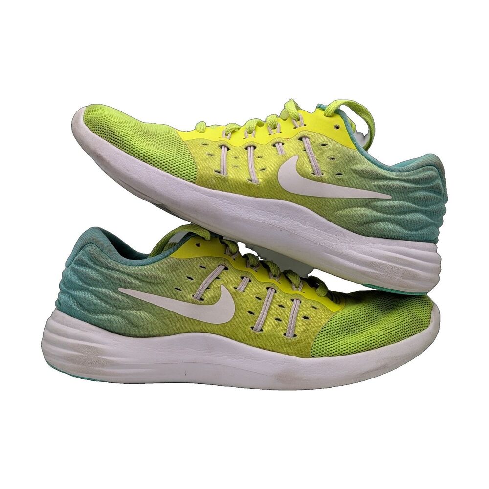 Nike Lunarstelos Running Shoes Volt Teal Size Womens 6 - Picture 3 of 8